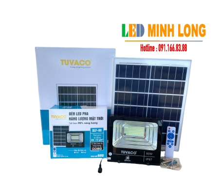 ĐÈN PHA NĂNG LƯỢNG MẶT TRỜI 60W TUVACO