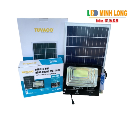 ĐÈN PHA NĂNG LƯỢNG MẶT TRỜI 100W TUVACO