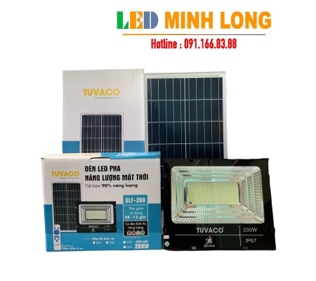 ĐÈN PHA NĂNG LƯỢNG MẶT TRỜI 200W TUVACO